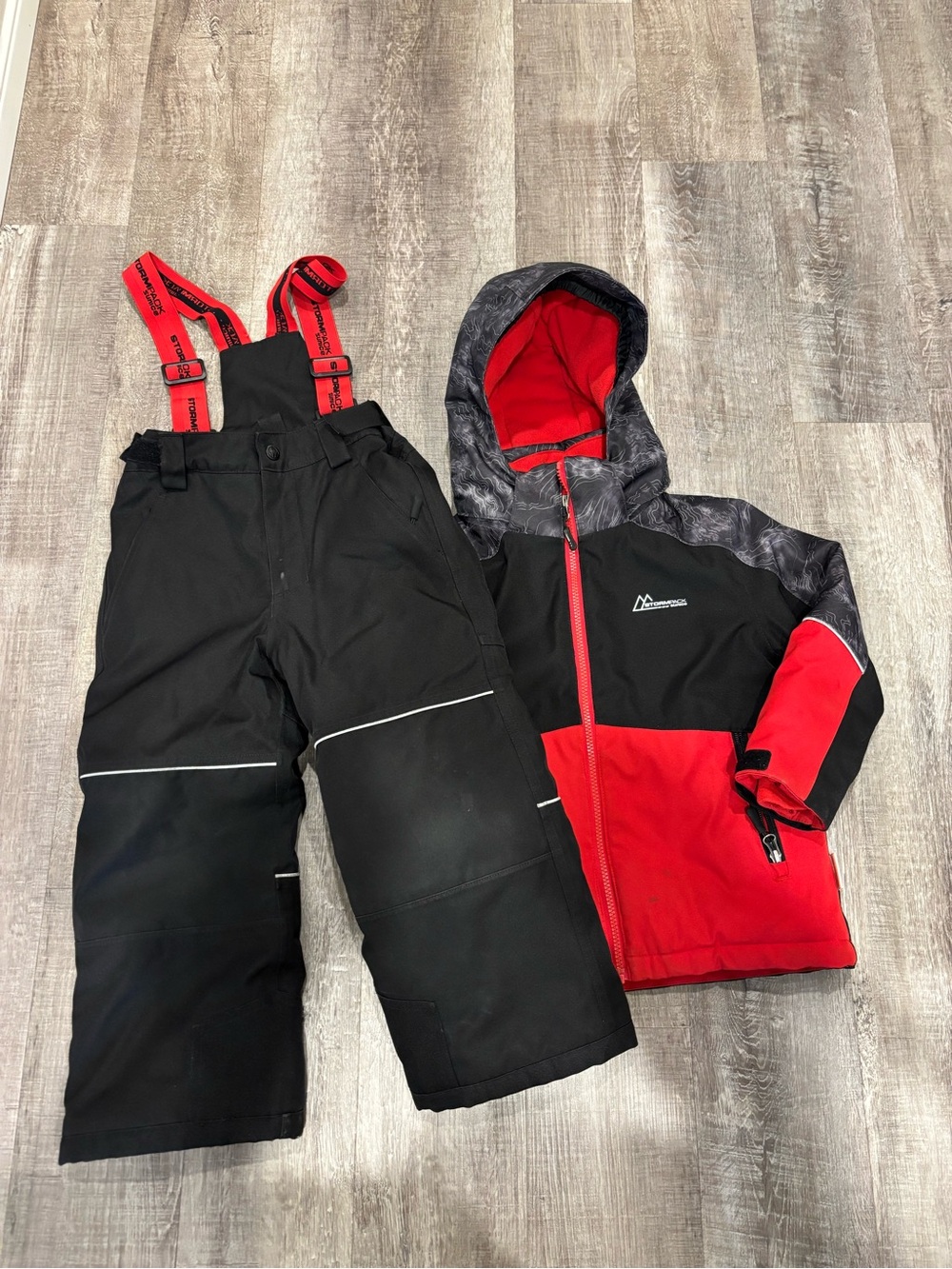 Sunice Red Kids StormPack Insulated Snowsuit